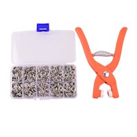 Magideal - Alicates A Presión, Juego De Cierres A Presión, Anillo De Punta, Práctica Herramienta De Instalación De Hebilla De Botón De Costura Para Jeans Y Camis Alicates Con Botón