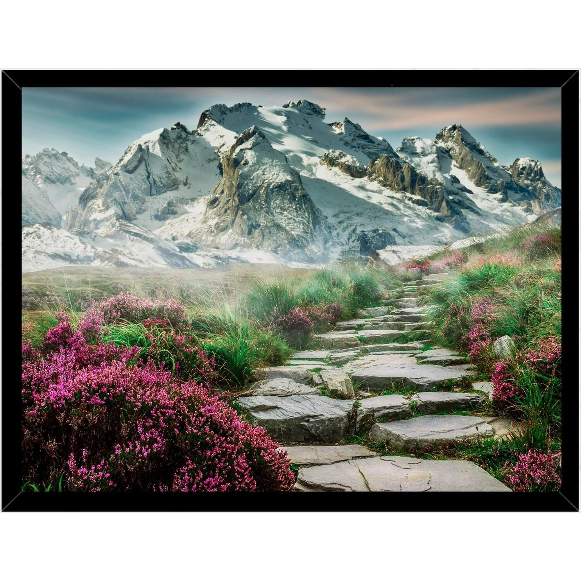 Genérico - Cuadro Decorativo Paisaje Medidas 30x40 Cm