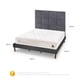 thumbnail image 3 of Cama Europea Curve Cocopedic King Respaldo Tamesis, 3 of 14