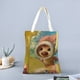 thumbnail image 2 of Pookoo Bolso de tela con estampado de lienzo para mujer, bolsa de compras reutilizable y estética, con cremallera interior, regalo para mujer,40*40cm., 2 of 6