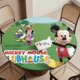 thumbnail image 5 of La casa de Mickey Mouse+-theme Fitted Round Tablecloths Elastic Edged Table Covers Waterproof Table Cloth for Kitchen Holiday Party Tables Decor 150cm, 5 of 6