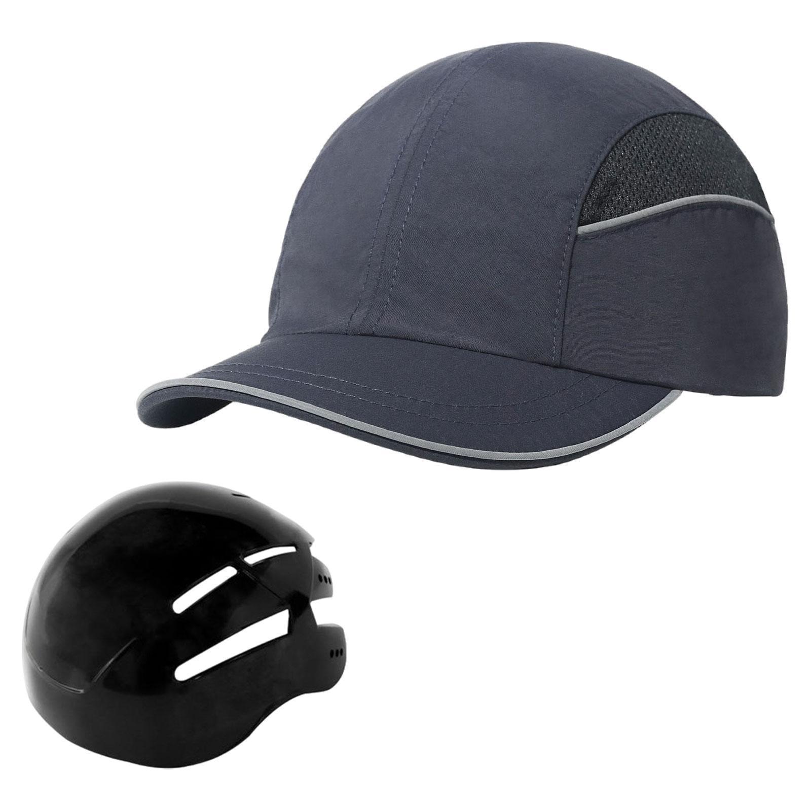 Magideal - Gorra De Béisbol Gorra Con Visera Gorra De Béisbol Transpirable Resistente A Impactos Gorra De Béisbol Para Gimnasio Montar Senderismo Ciclismo De Fáb Azul Marino