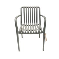 Silla Plástico Apilable Deco Bonn Gris Escandinavia