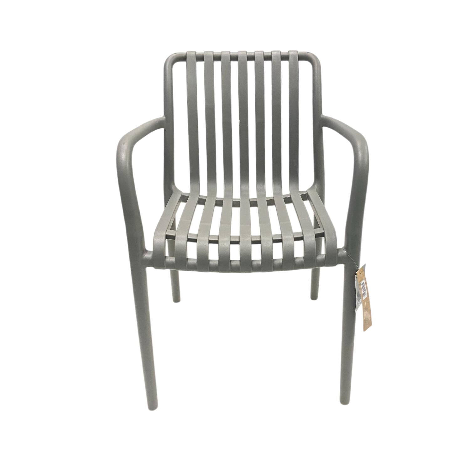 Silla Plástico Apilable Deco Bonn Gris Escandinavia Gris