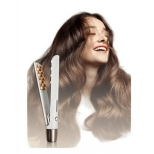 Promoto - Mini Plancha Clip Esponjoso Color Blanco De Cerámica