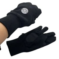 Mercado Ideas - Guantes De Polar Tactiles Para Hombres Color Negro Otoño Invierno