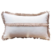 Wyj Hogar - Pack De 02 Fundas De Cojin Con Detalles En Yute 30X50 Cm Md14