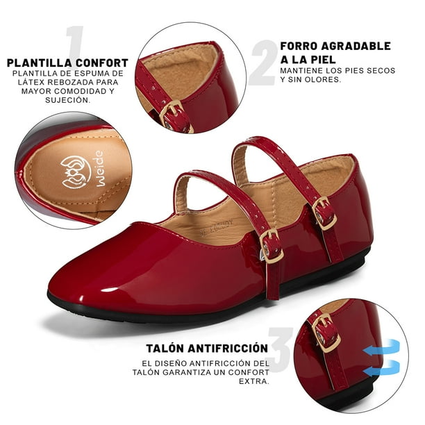 Ballerina Casual Mujer Moda Charol Plano Weide YOU503 Lider