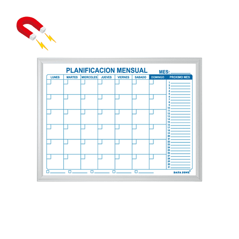 Datazone - Planificador Mensual Magnã©Tico Grande