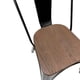 thumbnail image 5 of Silla De Comedor Madera Metal Tolix Negro, 5 of 8