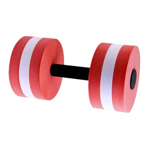 Ioensy - Mancuernas Acuáticas Mancuernas De Agua Mancuernas Acuáticas Flotador Hombres Mujeres Swim Barbell Rojo