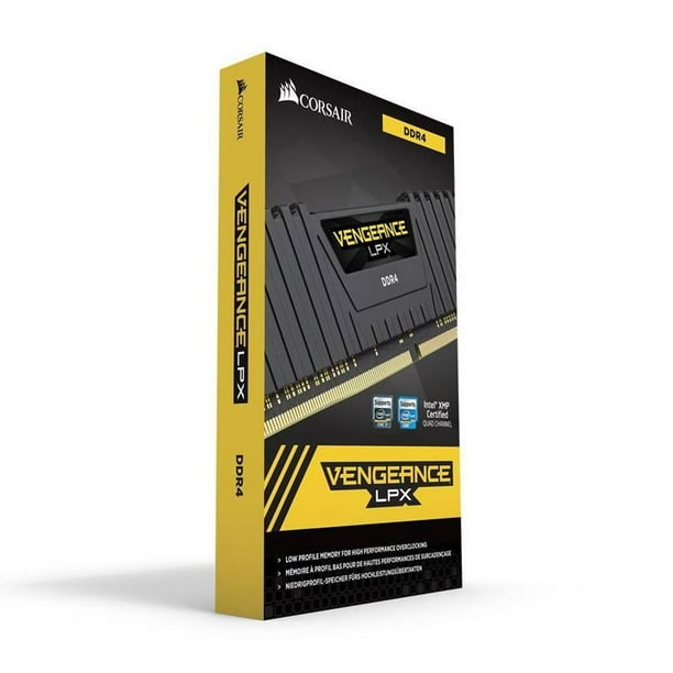 Memoria RAM DDR4 2666Mhz 8GB Corsair Vengeance amarillo Talla