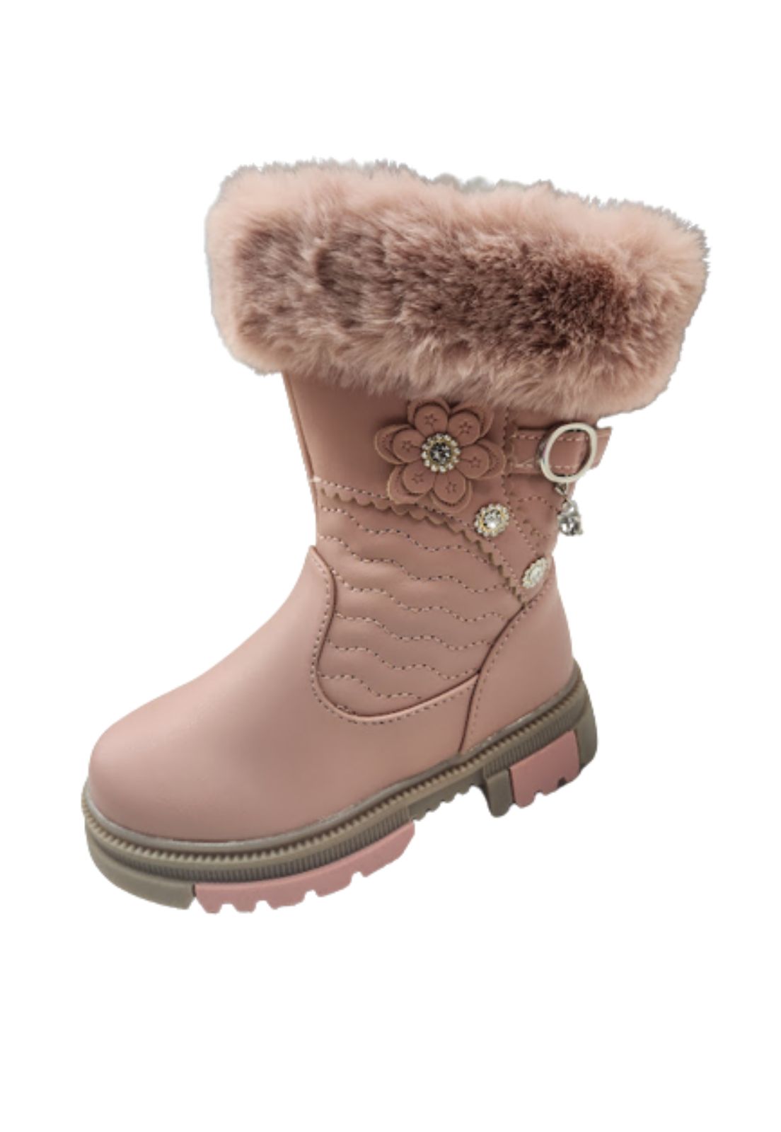 Vinnys Outlet - Bota De Invierno Beige Niña