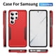 thumbnail image 2 of Para Samsung Galaxy S26 Ultra 5G Funda a Prueba de Golpes Resistente Protección de Cuerpo Completo de Alta Resistencia a Prueba de Polvo/caídas Cubierta Funda, Rojo y Negro, para Galaxy S26 Ultra 5G, 2 of 7