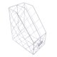 thumbnail image 3 of Clasificador de carpetas de archivos de escritorio de metal Organizador de escritorio de oficina Nivel doble blanco, 3 of 5