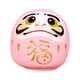 thumbnail image 1 of Estatua De Muñeca Daruma Artesanal Decorativa Para Decoración De Estantería De Mesa Rosa, 1 of 3