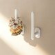 thumbnail image 1 of Organizador De Scrunchies Para Pared Blanco Para Baño, 1 of 9