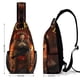 thumbnail image 2 of Lucifer Riñonera Bandolera con Estampado Integral para Hombres y Mujeres, Bolso Cruzado Gráfico de Tendencia, Mochila de Hombro Streetwear para Ciclismo y Deportes, Riñonera Versátil Casual, 2 of 6