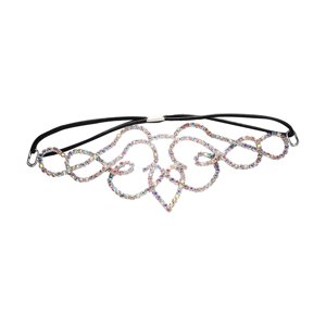 Magideal - Tocado De Boda, Tocado, Cadena Para El Pelo Con Corazón Hueco, Fácil De Usar, Tiaras Nupciales, Tocado Para Fiesta, Halloween, Regalo Del Día De La Plata