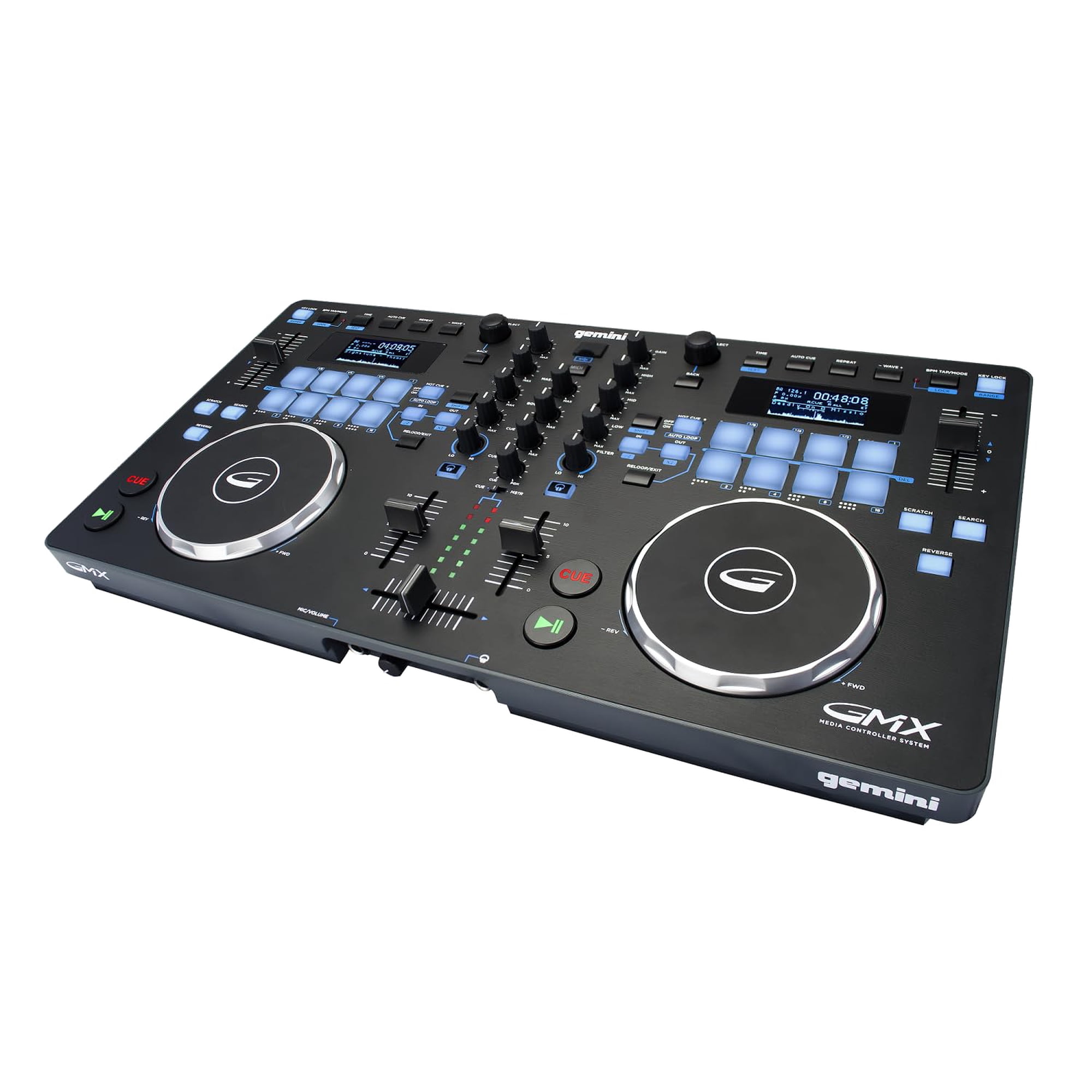 Controlador De Dj Y Reproductor Multimedia Gemini Sound Gmx Versatile