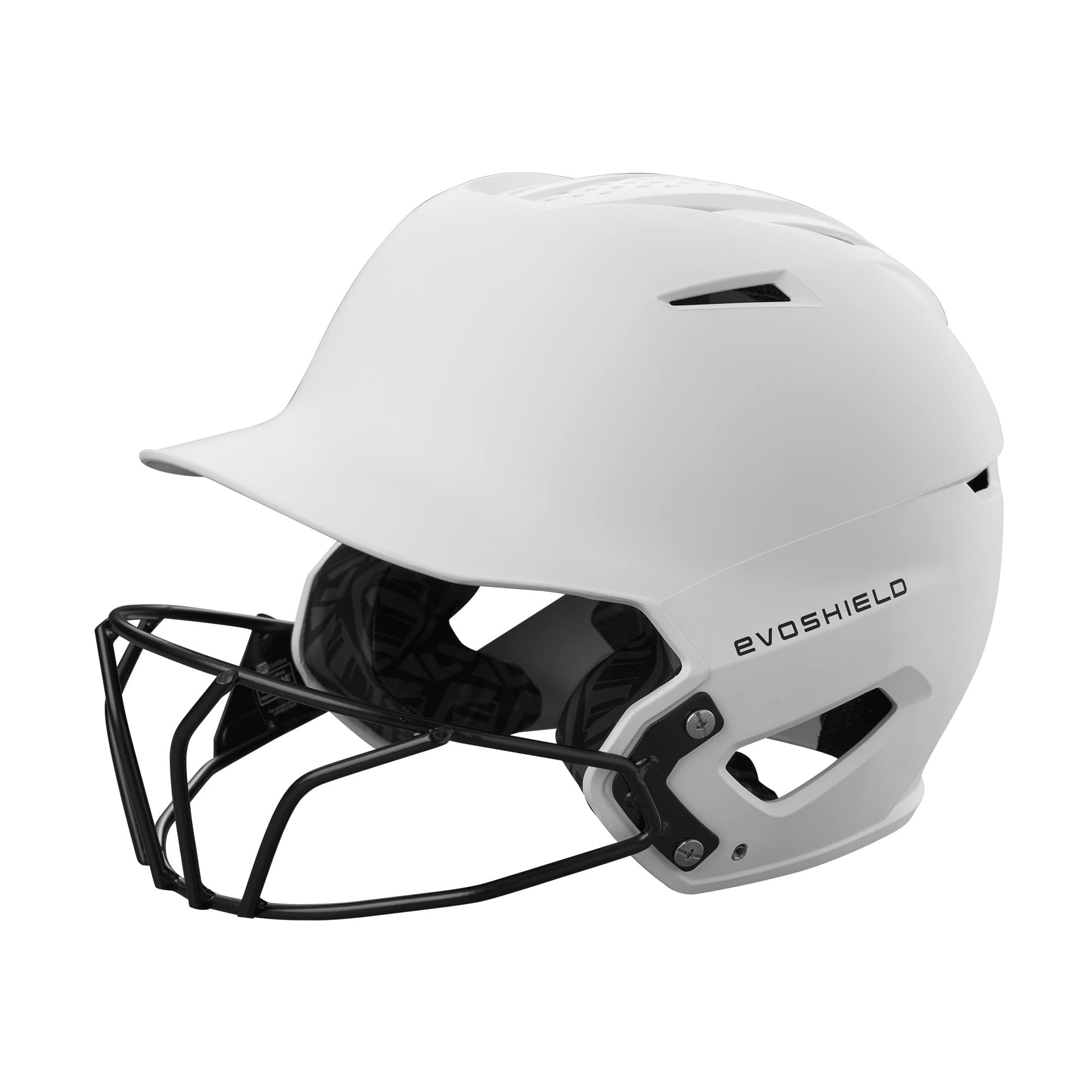 Casco De Bateo Evoshield Xvt™ 2.0 Mate Con Mascarilla Blanca