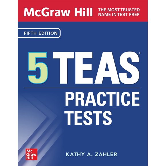 Libro McGraw-Hill 5 Pruebas de Práctica TEAS, Quinta Edición