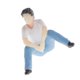 thumbnail image 1 of 1:64 Figuras Diorama Uniform Girl Fashion Japanese Boy Boy Escuchar B, 1 of 5