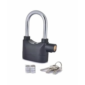 Genérico - Candado Con Alarma Para Casa, Local, Moto Y Bicicleta