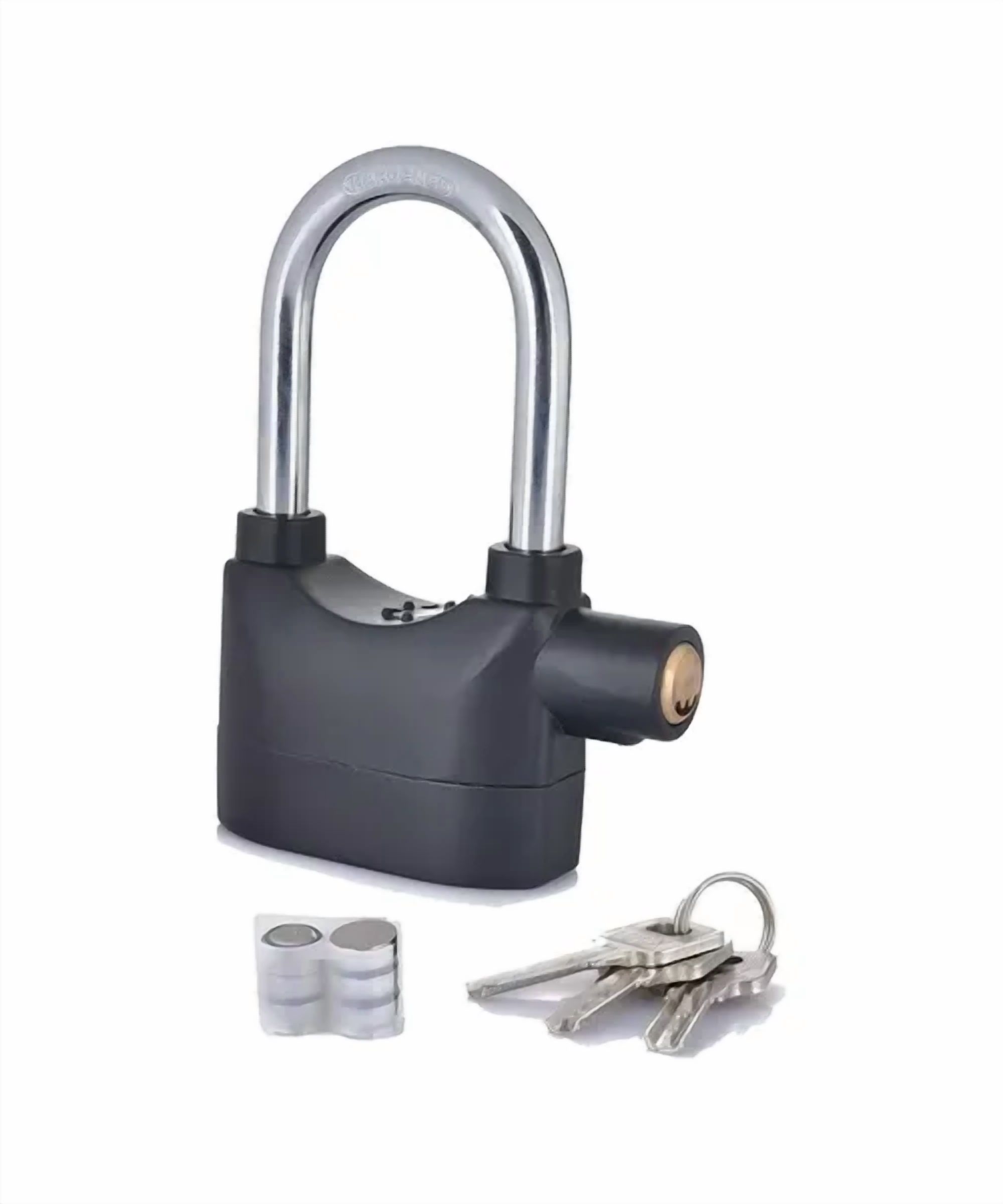 Genérico - Candado Con Alarma Para Casa, Local, Moto Y Bicicleta