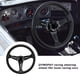 thumbnail image 4 of Volante de carreras universal QYMOPAY 35 cm de cuero/aluminio, 4 of 6