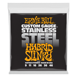 Set De Cuerdas Ernie Ball Hybrid Slinky Inoxidable 9 – 46