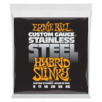 Set De Cuerdas Ernie Ball Hybrid Slinky Inoxidable 9 – 46