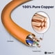 thumbnail image 3 of Cable Ethernet Cat6 Patch De 2 13 M Paquete De 10 Unidades Naranja, 3 of 6
