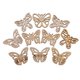 thumbnail image 3 of 10 Piezas De Artesanía De Adorno Con Formas De Mariposa De Madera Natural Para Decoración, 3 of 3