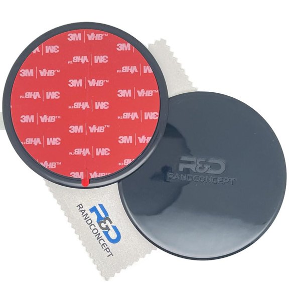 Disco adhesivo para salpicadero Randconcept, 95 mm, 2 unidades