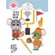 thumbnail image 1 of Set de troqueles Elizabeth Craft Football/Baseball de 16 piezas para manualidades, 1 of 5