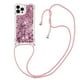 thumbnail image 5 of Funda FOXDOCK para iPhone 14 Pro con Cuerda Ajustable, Brillo Líquido, Protección Antigolpes y Lente – Ideal para Regalo, 5 of 6