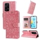 thumbnail image 1 of Funda tipo cartera FOXDOCK para Honor 200 Lite 5G , diseño girasol en relieve, cuero PU, cierre magnético, soporte y tarjetero, 1 of 5