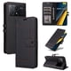 thumbnail image 1 of Premium Wallet Case for Xiaomi Poco X6 Pro with Card Slots & Kickstand, Flip Cover Black, 1 of 6