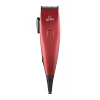 Gama - Maquina Corta Pelo Barba 24 Accesorios Rojo Gm562