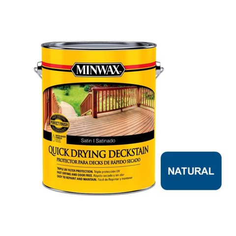 Minwax - Deckstain Base Agua Secado Rapido 1 Gl (3.78Lt) Natural