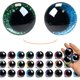 thumbnail image 1 of 24 Pzas Ojos de Seguridad de 30 Mm, Ojos Brillantes 3D con Brillo con Arandelas, Ojos de Muñeca Ojos de Crochet Rellenos, Ojos de Seguridad para Hacer Muñecas de Manualidades para Tejer a Crochet, 1 of 10