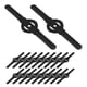 thumbnail image 2 of Juego De Cuchillas De 20 Piezas, Cabezal De Cuchillas Para Cortadora De Césped Inalámbrica, Cortacésped Negro, 2 of 3