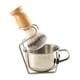 thumbnail image 3 of Brocha de afeitar para hombre, taza de afeitar con soporte, cuenco de acero inoxidable, regalo de aseo para él, diseño ergonómico, accesorio, mango de, 3 of 5