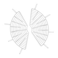 Magideal - Red De Seguridad Del Asiento Trasero Fácil De Instalar Accesorio De La Placa De Protección De Los Pies Protector De La Rueda Trasera Protector De