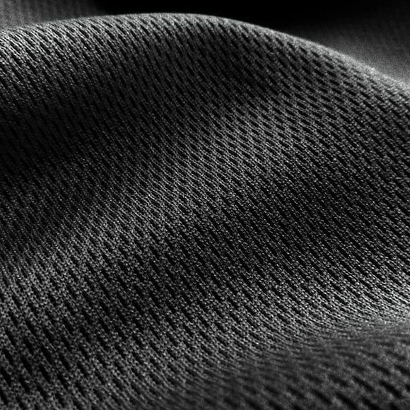 Tela De Malla Dimple Jersey Pico Textiles De 2 Yardas Negro