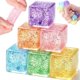 thumbnail image 1 of Bolas antiestrés KHXAIMJ pack de 6 cubos con brillo, 1 of 7