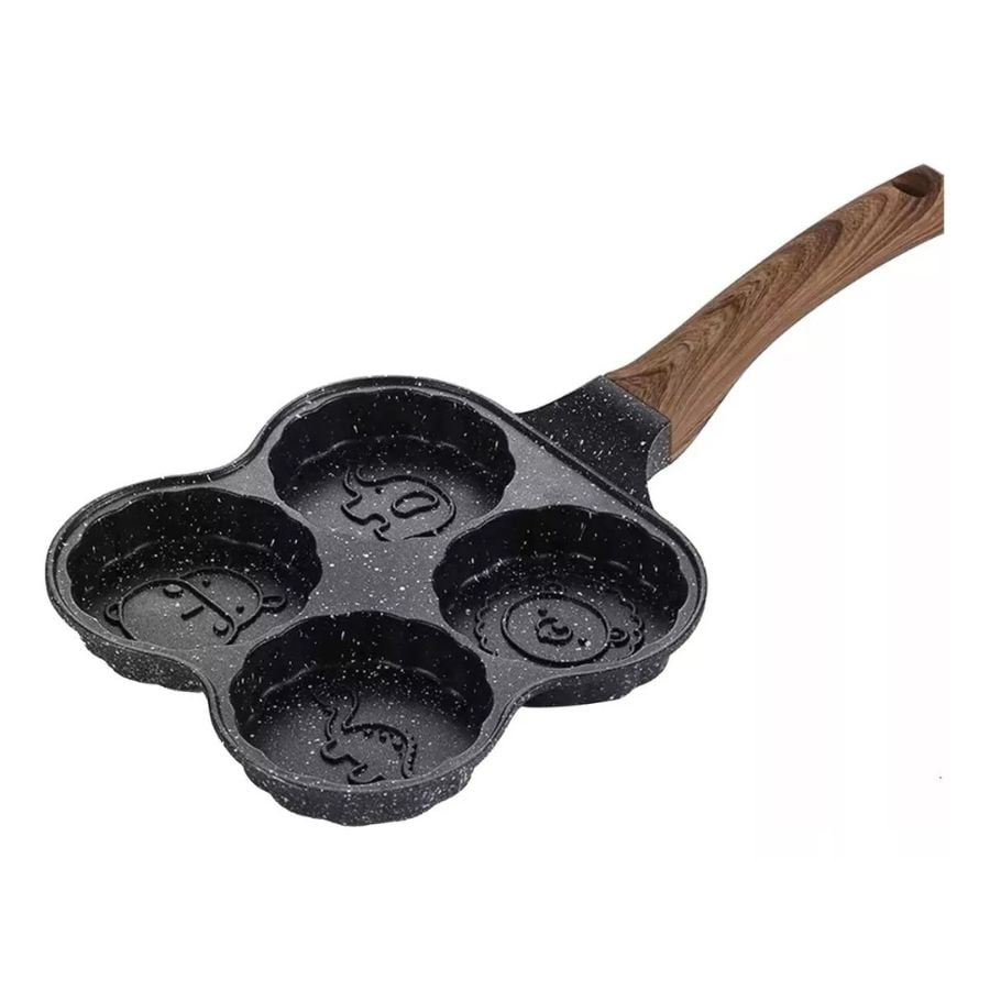 Click Ventas - Sarten 4 Agujeros Para Huevos Panquecas Antiadherente