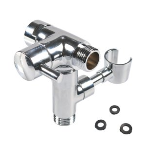 Bothyi - Desviador De Brazo De Ducha Sistema De Ducha Fácil De Instalar De Tres Vías Cabezal Rociador Fijo Argent