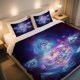 thumbnail image 1 of Mystical D20 & Dice Duvet Cover Set Cherry Blossom Festival Vintage Printed Duvet Cover, 1 of 1